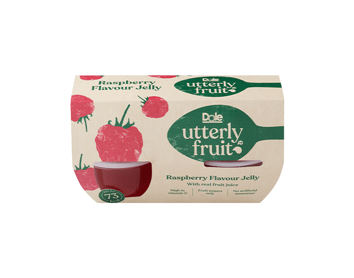 Utterly Fruit Jelly Raspberry Flavour 4x116g