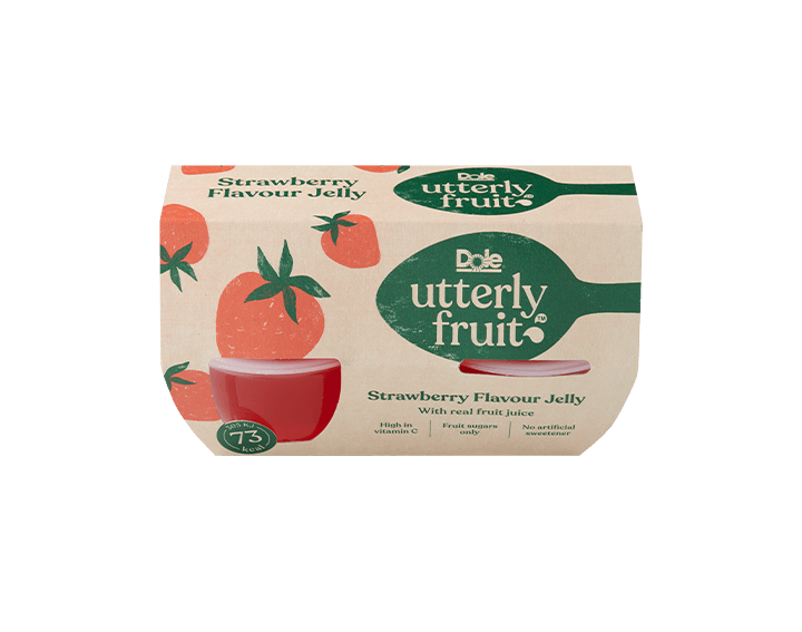 Utterly Fruit Jelly Strawberry Flavour 4x116g