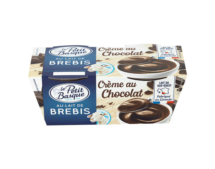 Crème au Chocolat au lait de Brebis
