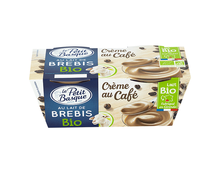 Crème au Café BIO au Lait de Brebis