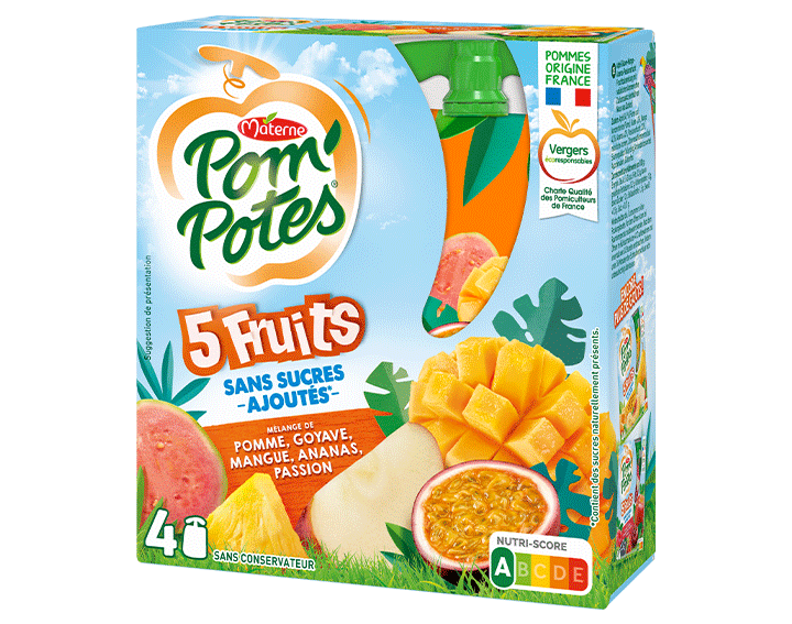 5 Fruits exotiques 4x90g
