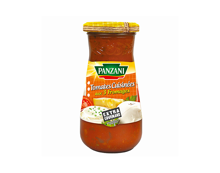 Tomates cuisinées & 3 Fromages 400g