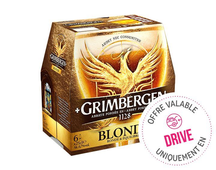 Grimbergen blonde - 6x25cl
