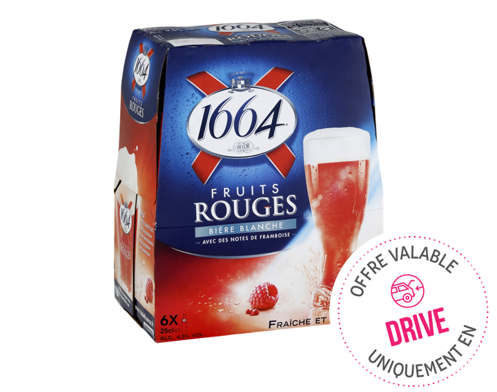 1664 Fruits Rouges 6x25cl