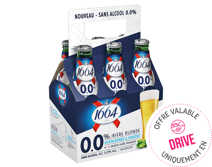 1664 0.0% Blonde - 6x25cl