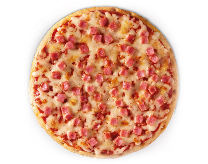 Little Fella's Cheese & Ham Pizza