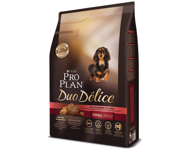 PURINA® PRO PLAN® Duo Délice Small Adult Riche en Saumon 2,5kg