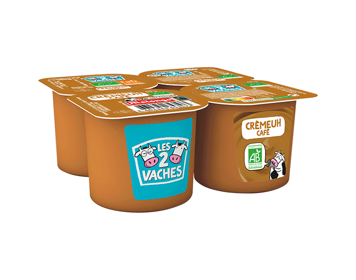 Dessert crèmeuh café 4x95g