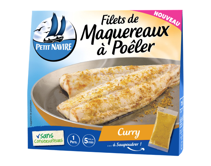 Filets de Maquereaux à Poêler Curry - 120g