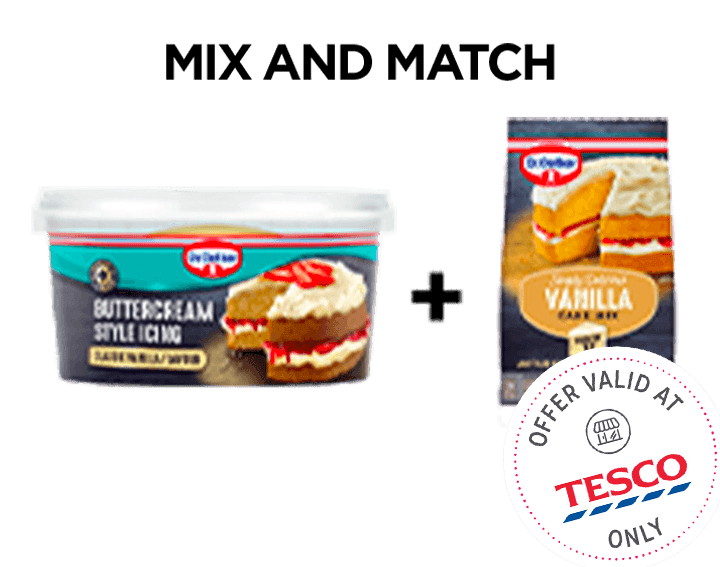 Vanilla Buttercream Style Icing & Cake Mix 425g