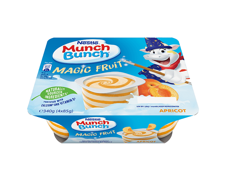 Munch Bunch Magic Fruit Apricot 4x85g