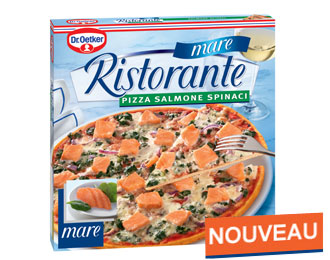 Pizza Ristorante mare
Salmone Spinaci