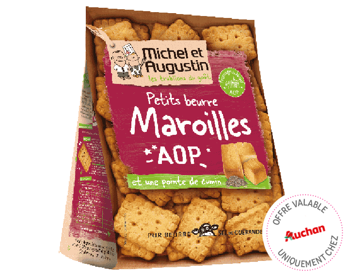 Petits beurre au Maroilles AOP 