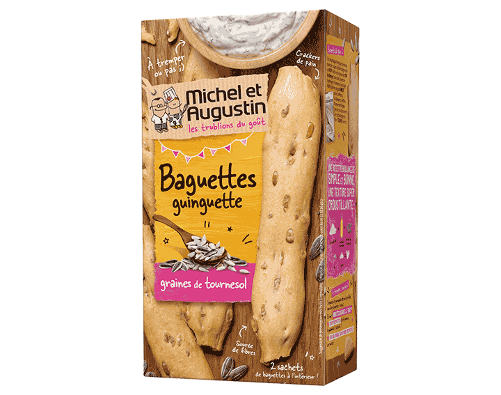 Baguettes guinguette graines de tournesol