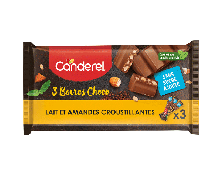 Barres Lait et Amandes Croustillantes 3x27g