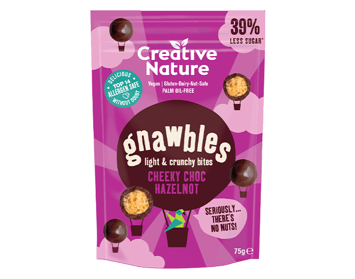 Gnawbles Cheeky Choc Hazelnot Share Bag 75g