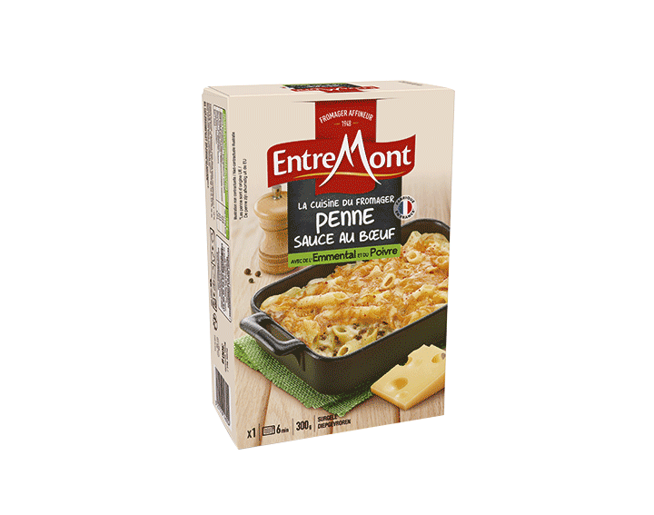 Penne sauce au Bœuf - Emmental poivre