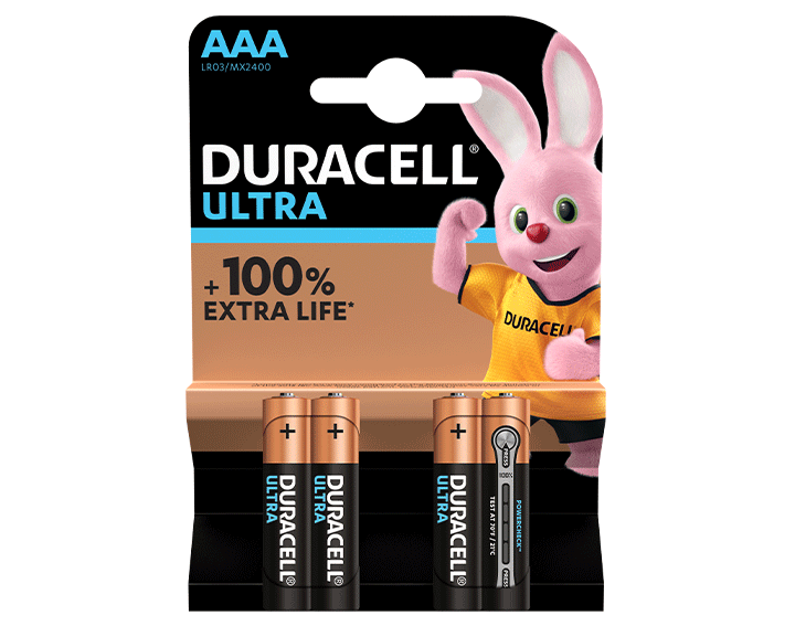 Duracell Ultra AAA 4 piles 