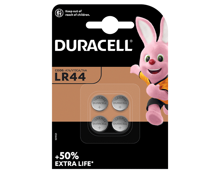 Duracell LR44 4 piles