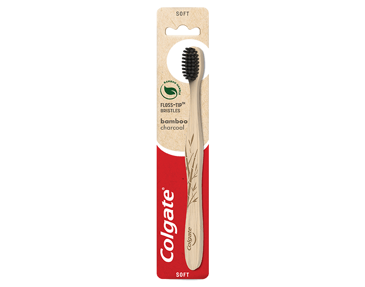 Brosse à dents Colgate Bambou Charbon Souple