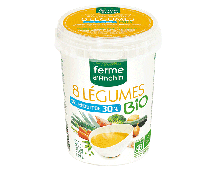 8 légumes, sel réduit de-30% BIO