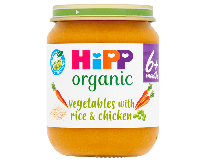 Vegetables with Rice & Chicken 125g