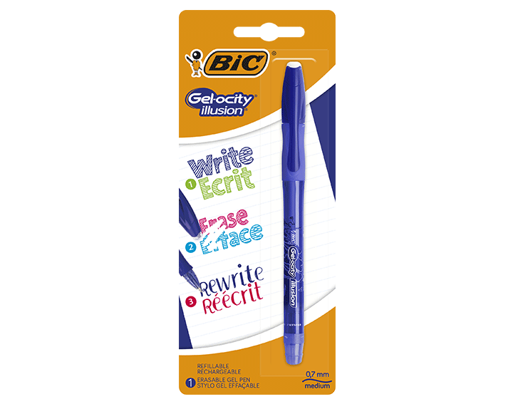 Blister 1 BIC® Gel-Ocity® Illusion®