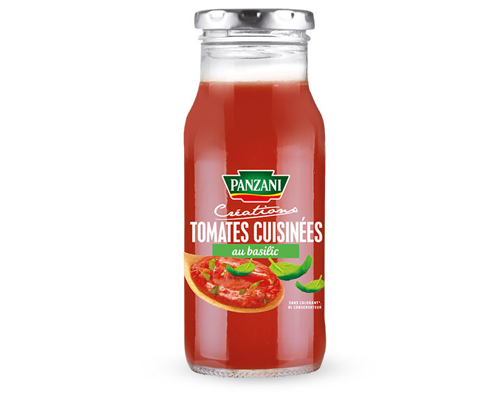 Panzani Créations Tomates Cuisinées au Basilic