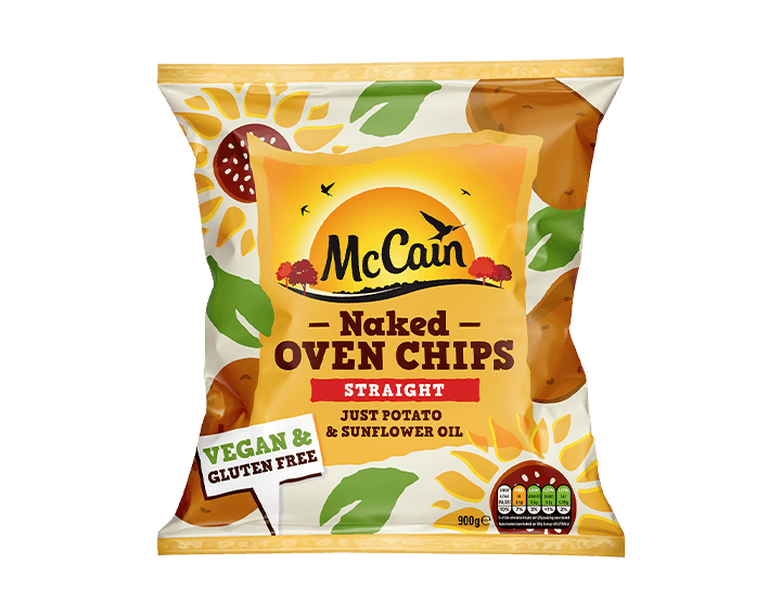 Naked Oven Chips 900g