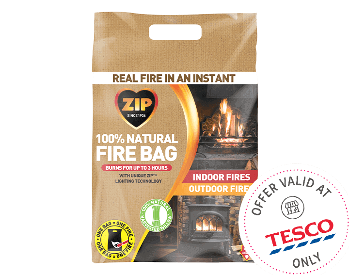 Zip 100% Natural Firebag 