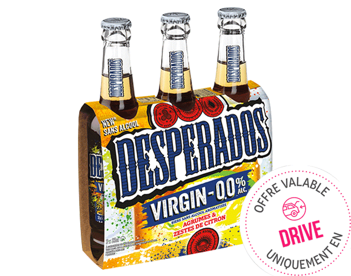 Desperados Virgin bière sans alcool 3x33cl
