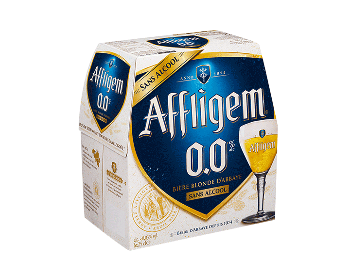 Affligem 0.0 bière abbaye sans alcool 6x25cl