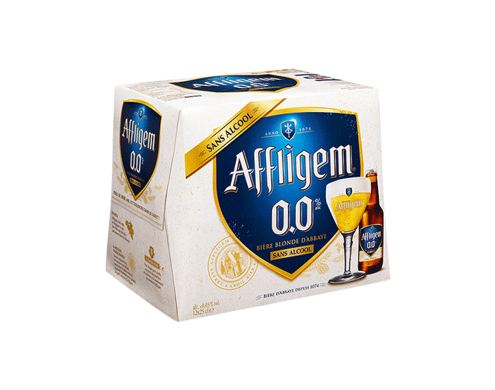 Affligem 0.0 bière abbaye sans alcool 12x25cl