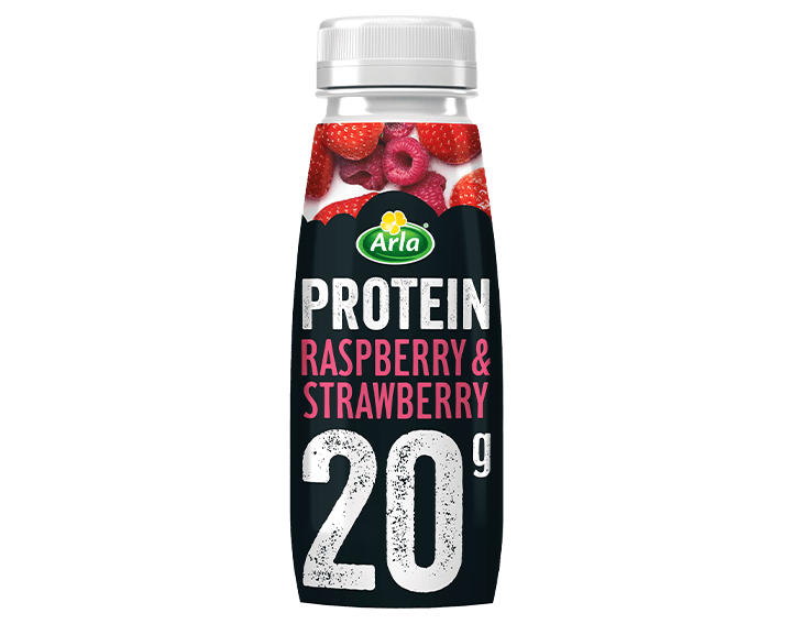 Strawberry & Raspberry milkshake 225ml