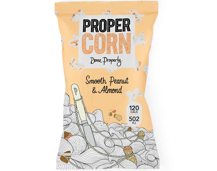 PROPERCORN Smooth Peanut & Almond 25g