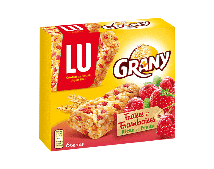 GRANY Fraise Framboises x6