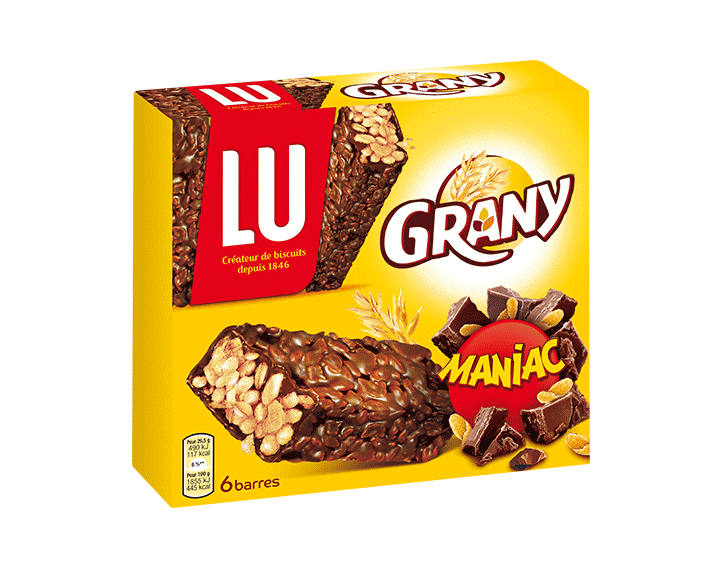 GRANY Maniac Chocolat et Céréales x6