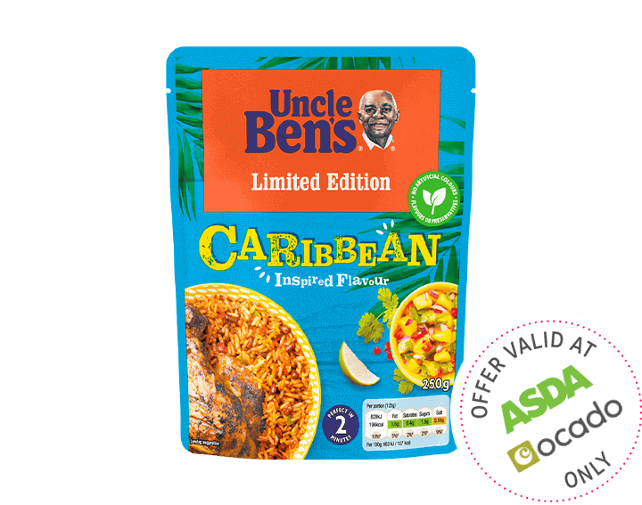 Caribbean Inspired Microwave Rice 250g