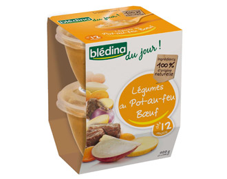 Légumes du pot au feu Boeuf - dès 12 mois