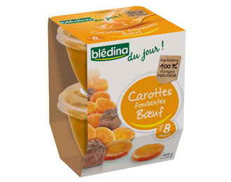 Carottes fondantes Boeuf - dès 8 mois
