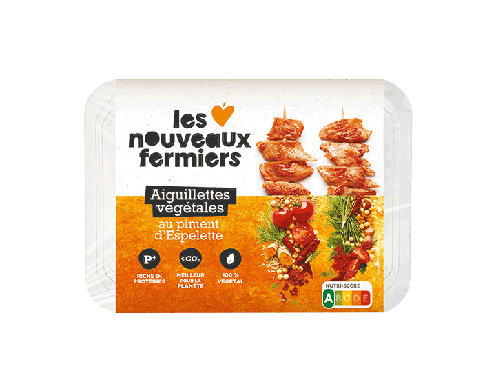Aiguillettes végétales au Piment d’Espelette