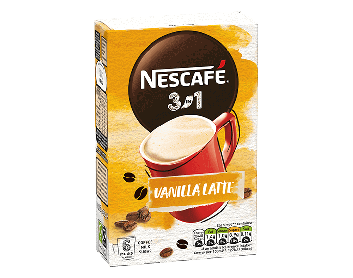 3in1 Vanilla Latte 6x15g​