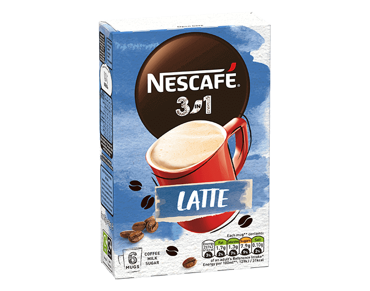 3in1 Latte 6x15g