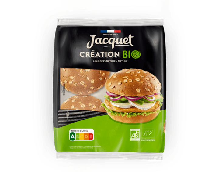 Création Burger BIO x4
