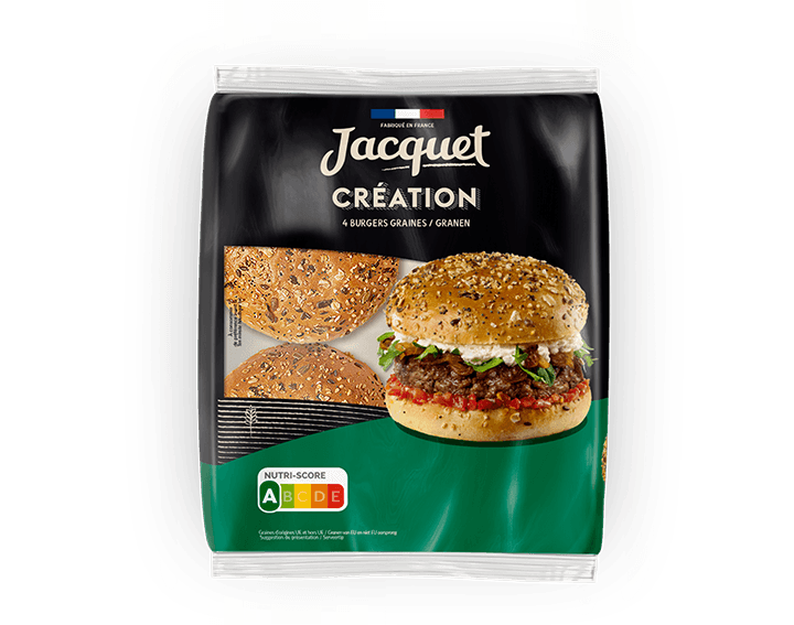 Création Burger Graines x4