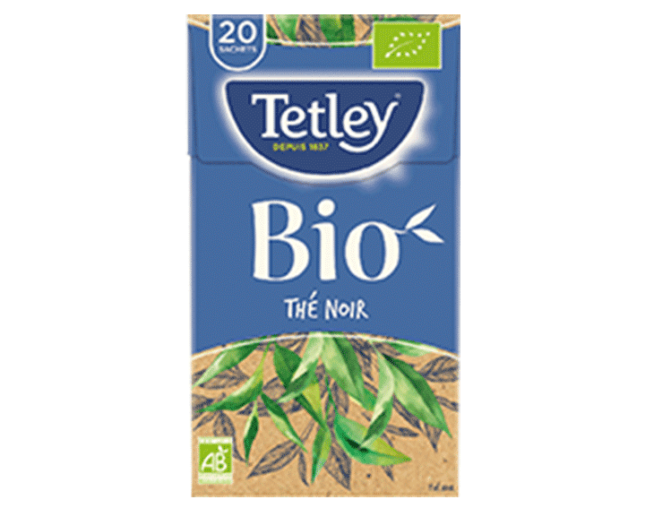TETLEY Thé Noir BIO