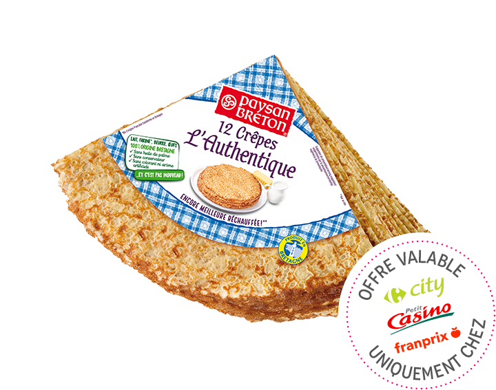 Crêpes l'Authentique x12
