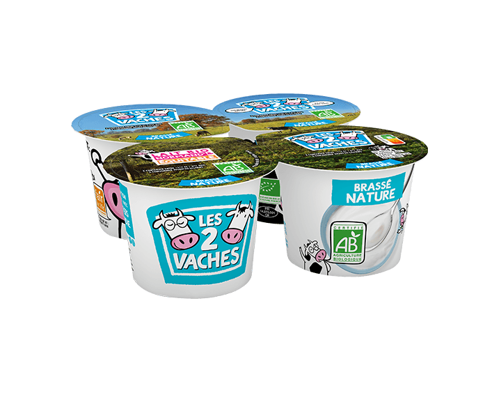 Yaourt Bio Brassé Nature 115gx4
