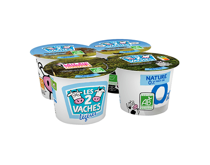 Yaourt Bio Brassé Nature 0% 115gx4
