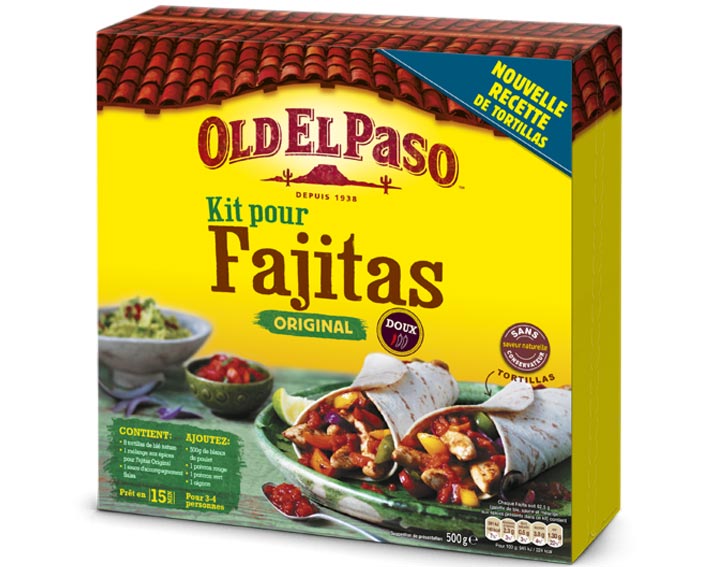 Old El Paso Kit pour Fajitas 500g